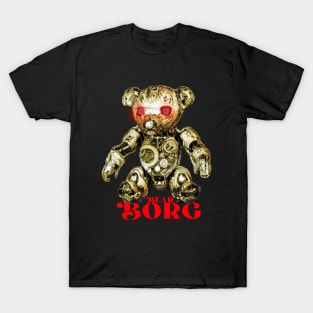 Bear Borg (Gold Cyborg Teddy Bear ) T-Shirt